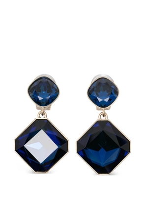 Giorgio Armani square drop earrings - Gold