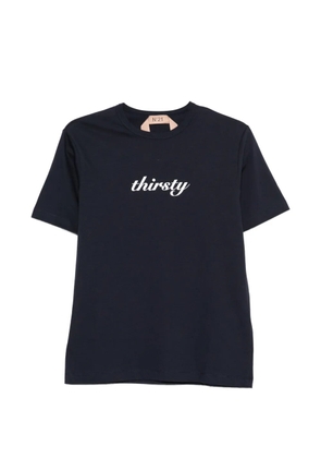 Nº21 thirsty T-shirt - Blue