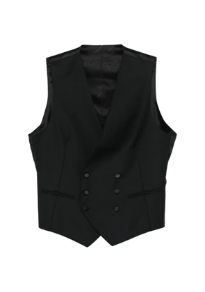 Tagliatore button waistcoat - Black