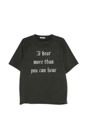 Undercover graphic-lettering T-shirt - Grey