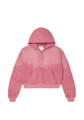 VALE FOREVER Carver graphic zip-up hoodie - Pink