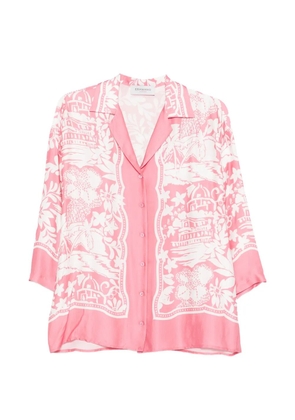 ERMANNO FIRENZE floral-print shirt - Pink