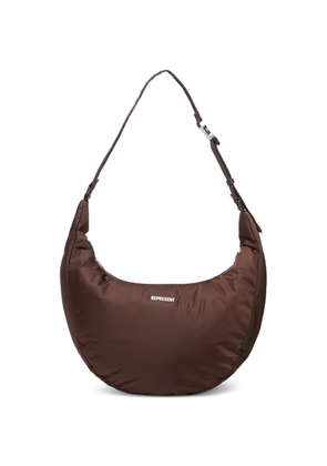 Represent padded sling bag - Brown