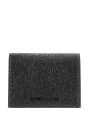Emporio Armani textured wallet - Black