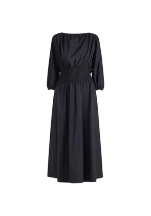 Liviana Conti Nifular gathered-waist maxi dress - Blue