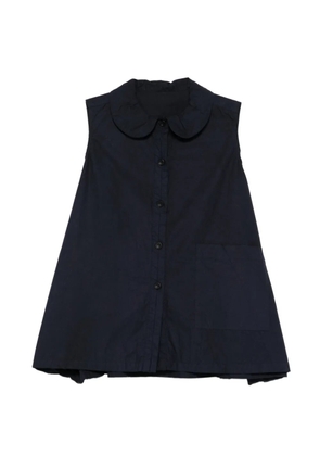 Ricorrrobe buttoned Peter Pan-collar blouse - Blue