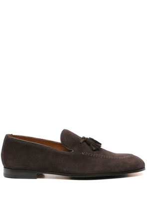 Doucal's tassel-detailed loafers - Brown