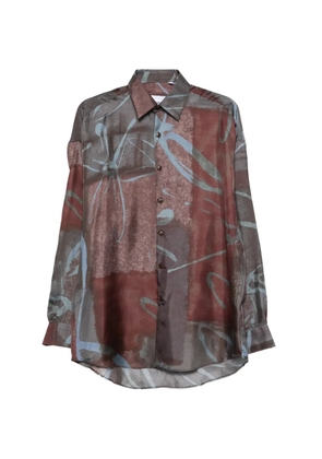 Costumein patterned shirt - Brown