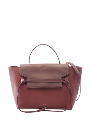 Celine Pre-Owned 2010-2025 Mini Grained Calfskin Belt satchel - Red