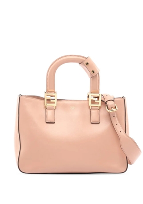Fendi Pre-Owned 2000-2010 Small Leather FF satchel - Pink