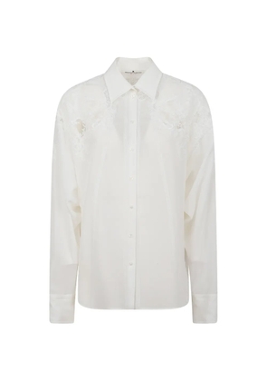 Ermanno Scervino lace-detailed shirt - White