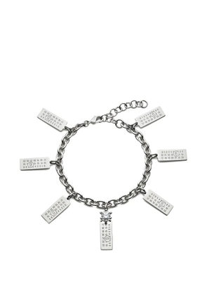 MM6 Maison Margiela charms chain bracelet - Silver