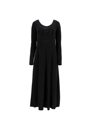 Max Mara Leisure pleated maxi dress - Black