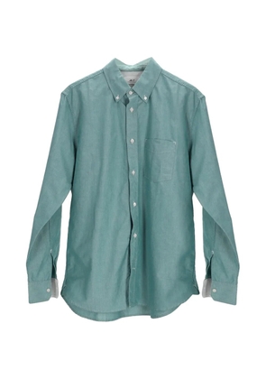 Mr P. button-down-collar shirt - Green