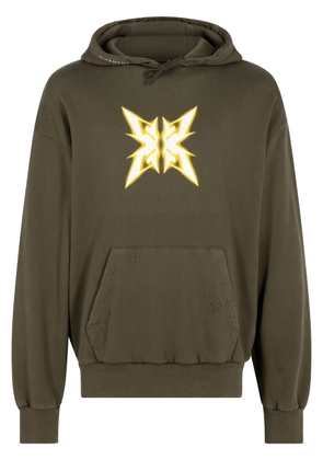 Givenchy distressed hoodie - Green