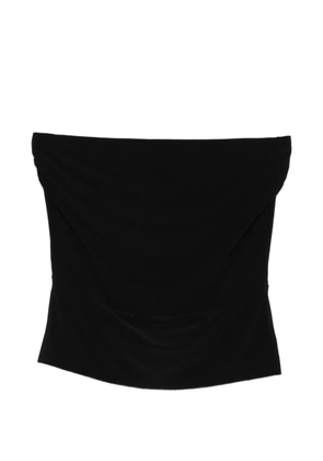 Norma Kamali ruched sleeveless top - Black
