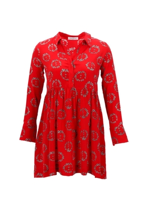 SANDRO floral mini dress - Red