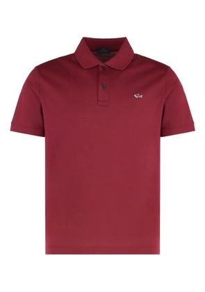 Paul & Shark logo-embroidery short-sleeve polo shirt - Red
