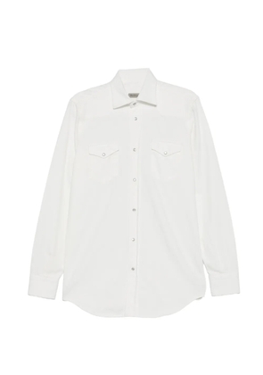 SARTORIO NAPOLI Texas buttoned pocket shirt - White