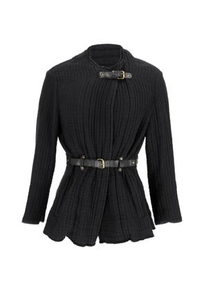 Isabel Marant Vintage leather-belt jacket - Black
