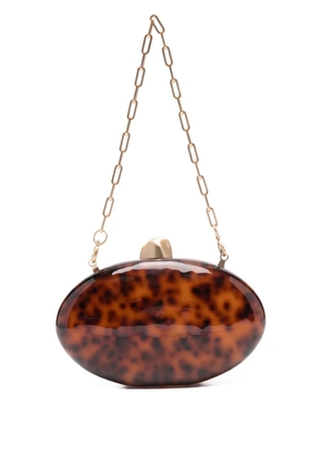 Cult Gaia CULT GAIA EVIANA CLUTCH - CARAMEL TORTOISE - CARAMEL TORTOISE