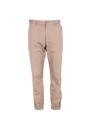 Gucci Pre-Owned side-stripe trousers - Brown
