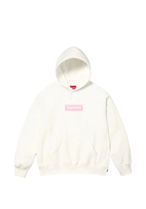Supreme box-logo hoodie - White