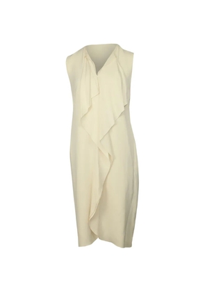 Polo Ralph Lauren Vintage Chantel ruffle sleeveless midi dress - Neutrals