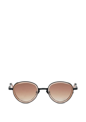 John Dalia Christian round-frame sunglasses - Black