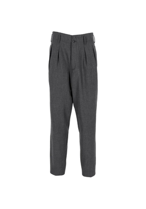 Giorgio Armani Pre-Owned pleated trousers - Grey