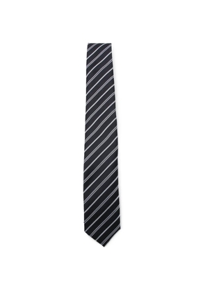 Canali striped tie - Black