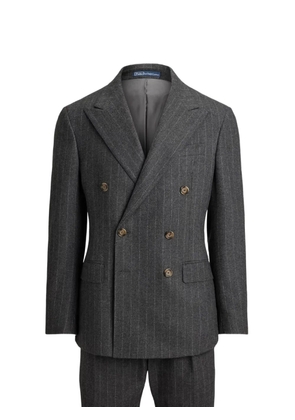 Polo Ralph Lauren pinstripe-pattern double-breasted suit - Grey
