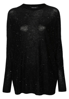 Fabiana Filippi sequin-embellished jumper - Black