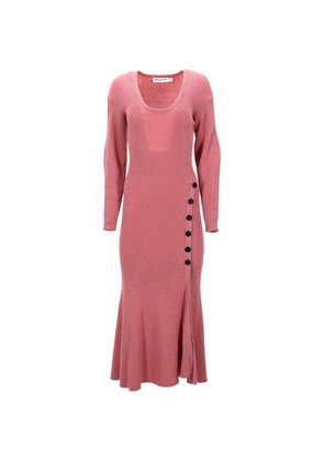 Self-Portrait knitted midi dress - Pink