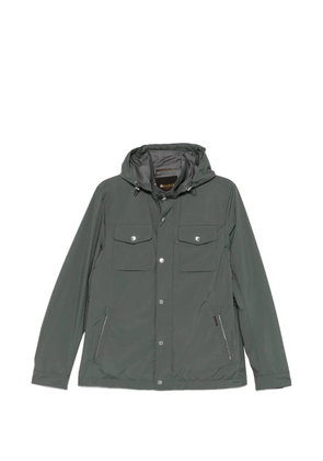 Moorer hooded pocket jacket - Green
