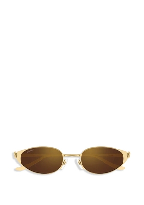Cartier Eyewear oval sunglasses - Gold