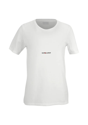 Saint Laurent Pre-Owned logo-print T-shirt - White