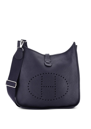 Hermès Pre-Owned Evelyne Bag Gen III Clemence GM crossbody bag - Blue