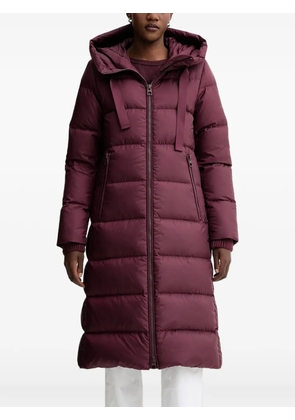 Marc O'Polo hooded zip coat - Red