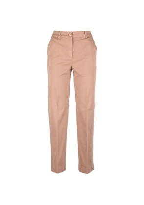Via Masini 80 turn up trousers - Neutrals