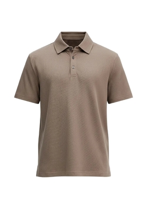 Michael Kors bubble-knit polo shirt - Neutrals