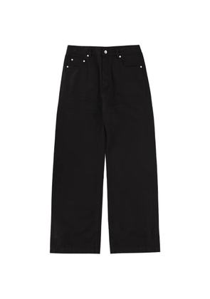 Rick Owens DRKSHDW button-fastening cotton jeans - Black