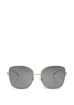Tory Burch oversized-frame sunglasses - Gold