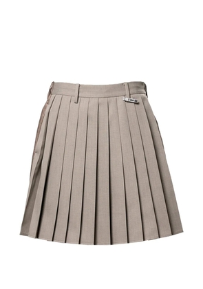 Maison MIHARA YASUHIRO pleated skort - Neutrals