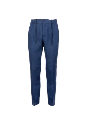 Cruna drawstring trousers - Blue