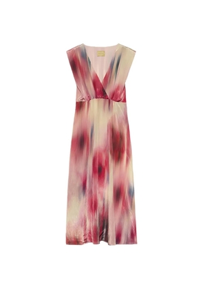 Momoni Libelula V-neck maxi dress - Pink
