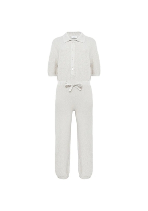 Laneus Fried knitted-construction jumpsuit - Neutrals