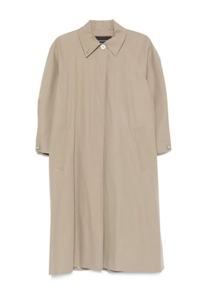 Fabiana Filippi button-fastening raglan-sleeve coat - Neutrals