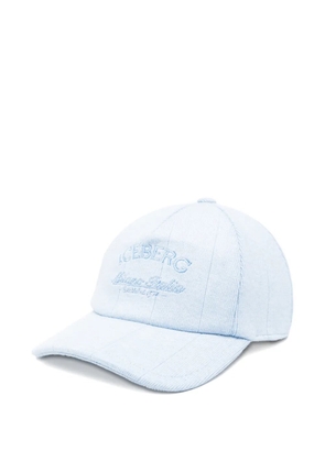 Iceberg logo-embroidered cap - Blue