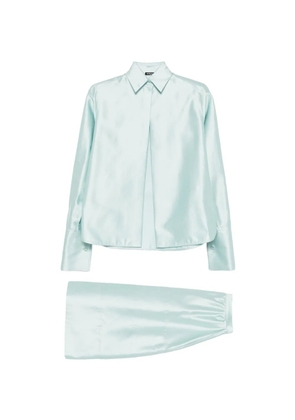 Kiton shirt and skirt set (set of two) - Blue